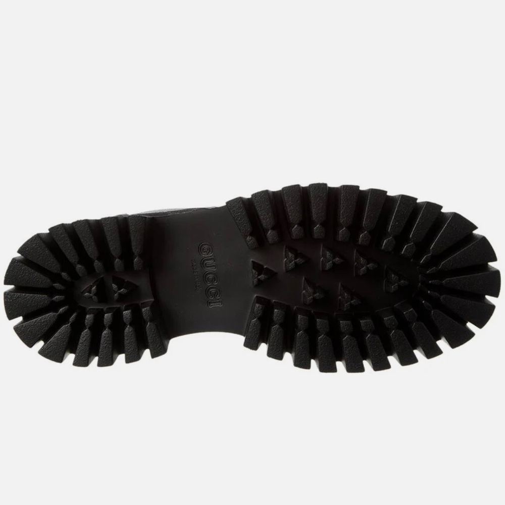 Gucci Black Monogram Ankle Boots - Picture 5 of 6